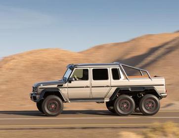 مرسيدس تكشف عن سيارة الدفع الرباعية  G63 AMG 6×6